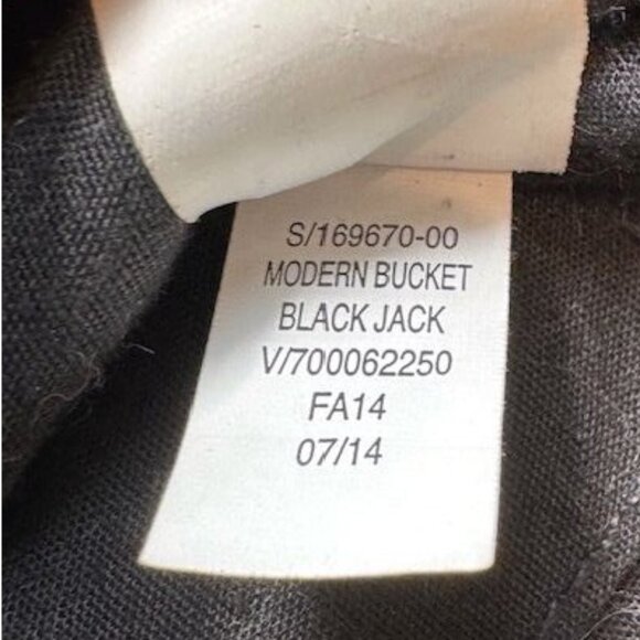 EUC Old Navy Modern Black Leather Bucket Bag With Gold-Tone Grommets - Picture 6 of 8